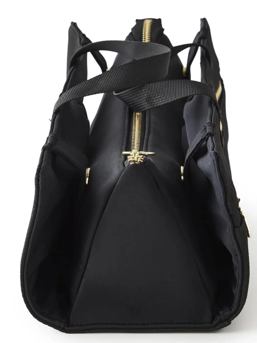 KUSSHI Hair Tools Bag, Black/Hot Pink
